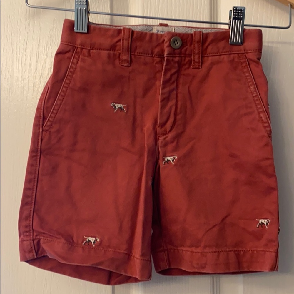 Crewcuts Shorts with Cute Embroidered Puppies